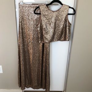 Jenny Woo CAMRI TOP & LEXI SKIRT bridesmaids set